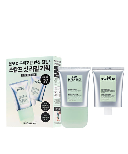JUST AS I AM IAM Scalp Shot Refill Plan 100ml+100ml