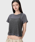 MIXXO MIXXO T-Shirt Lace Bustier C
