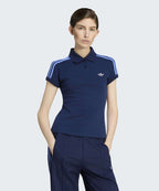 ADIDAS ADIDAS 3-Stripe Polo - Night Indigo: Blue