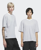 ADIDAS ADIDAS T-Shirt Yarn Dyed - White:Green