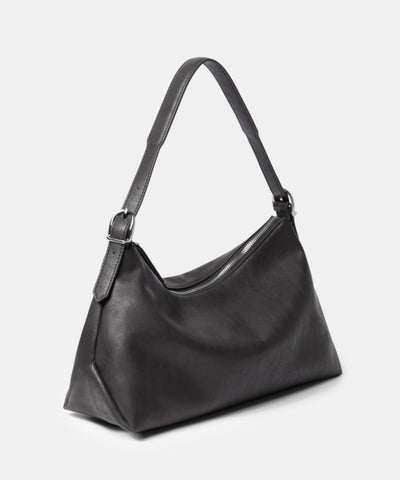 MUSINSA STANDARD WOMAN Women's Buckle Slouchy Shoulder Bag Dark Gray