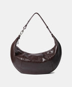 MUSINSA STANDARD WOMAN MUSINSA STANDARD WOMAN Crescent Hobo Bag Dark Brown