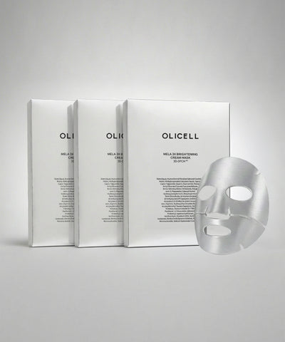 OLICELL Mel3X Radiance Cream Mask Pack 15 sheets