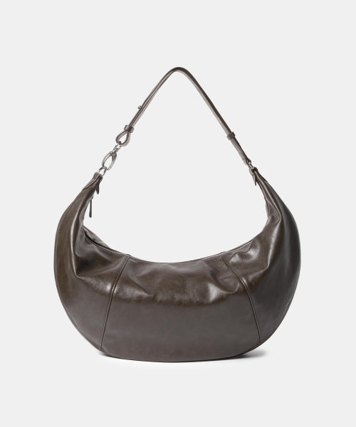 MUSINSA STANDARD WOMAN MUSINSA STANDARD WOMAN Crescent Hobo Bag Khaki Gray