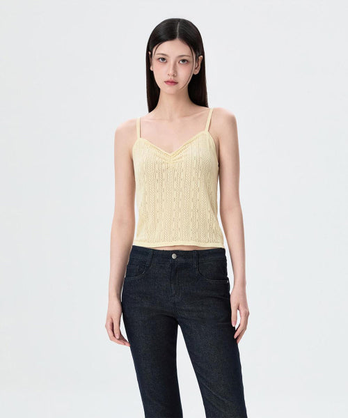 MIXXO MIXXO Crochet Tank Top Knit