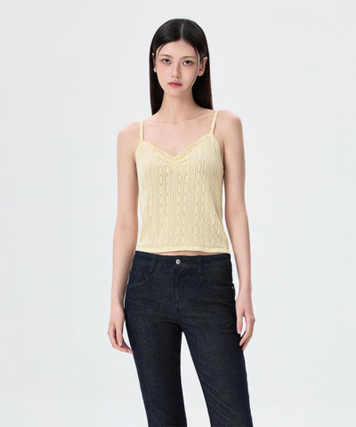 MIXXO Crochet Tank Top Knit