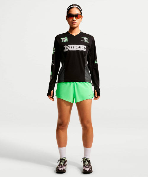 NIKE NIKE Running Shorts Mid-Rise 2-in-1 Women - Illusion Green