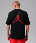 NIKE Nike T-Shirt M - Black: University Red