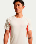 NIKE NIKE T-Shirt M - Light Orewood Brown:Light Crimson:Summit White