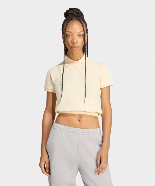 ADIDAS ADIDAS Short Sleeve Polo - Warm Vanilla