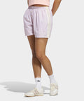ADIDAS ADIDAS Striped Box Short Pants - White: Red: Semi-pink glow