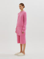 EENK EENK TOKI Cable Knit Pullover - Pink