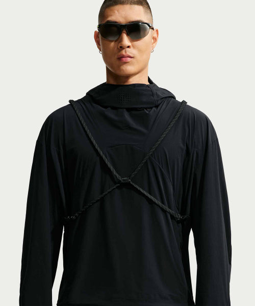 NIKE NIKE Tech Helios Dri Fit Convertible Pullover Top M