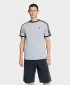 ADIDAS Korean T-Shirt - ADIDAS 3-Stripe Gray
