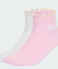 ADIDAS ADIDAS Ruffle Quarter Socks