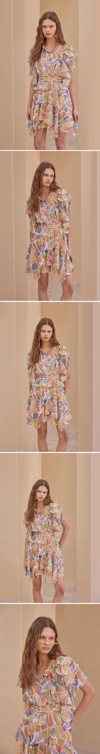 CAHIERS CAHIERS Jumpsuit Gathered-waist Peplum