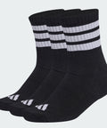 ADIDAS ADIDAS Cushioned Sportswear Mid Cut Socks Size
