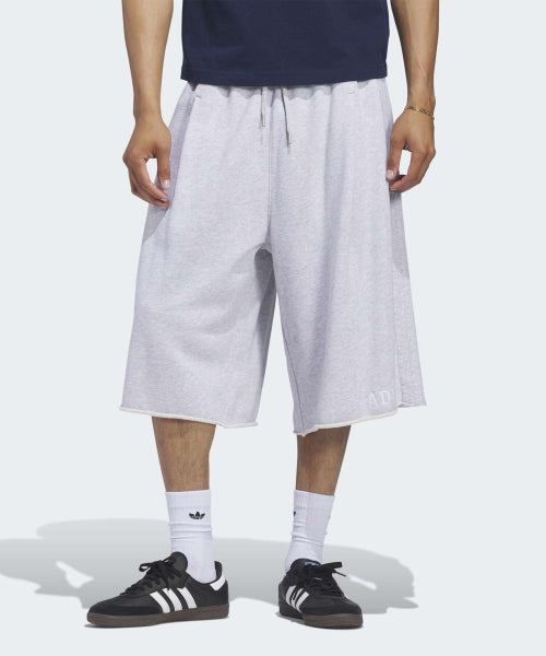 ADIDAS ADIDAS Sweatshirt Graphic Sweatshorts - Light Gray