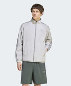 ADIDAS ADIDAS 3-Stripe Wind Track Top - Gray