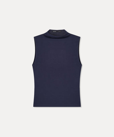 MIXXO T-Shirt Half Neck Slim Fit Sleeveless