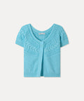 MIXXO MIXXO Cardigan Button Type Short Sleeve