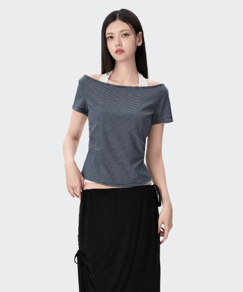 MIXXO MIXXO T-Shirt Striped Halter