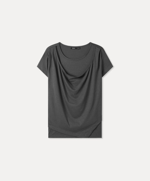 MIXXO MIXXO T-Shirt Wrap Layered Short Sleeve