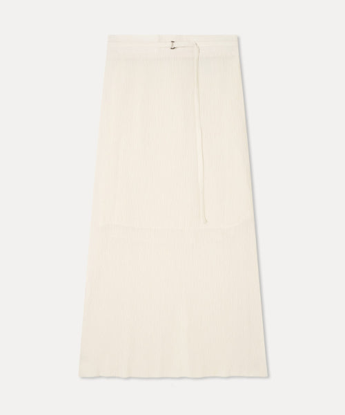 MIXXO MIXXO Crinkle Banding Long Skirt C