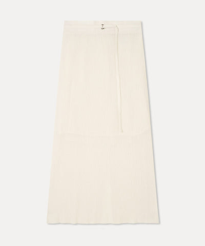 MIXXO Crinkle Banding Long Skirt C