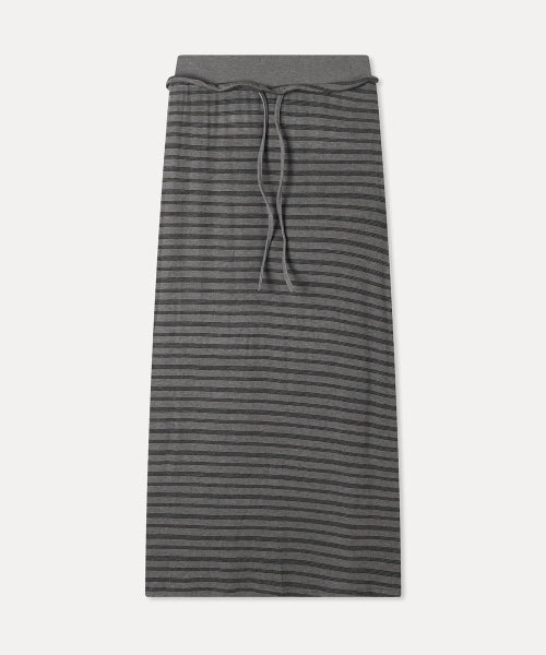 MIXXO MIXXO Striped Banding Skirt C