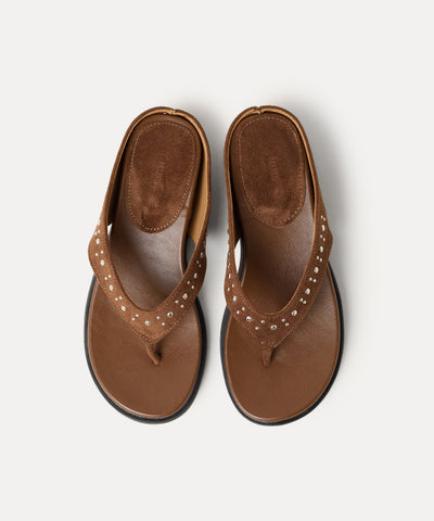 MIXXO Stud flip flops Women