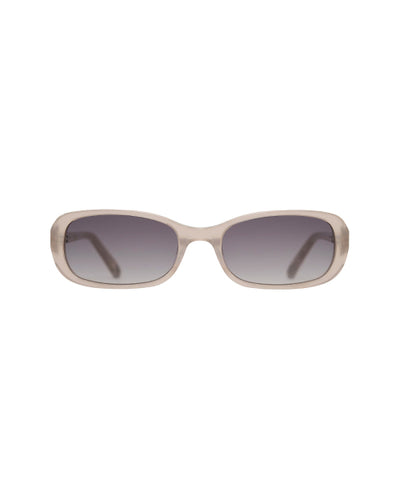 MATIN KIM Soft Square Sunglasses Light Beige