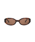 MATIN KIM MATIN BOLD OVAL SUNGLASSES FREE