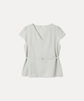 MIXXO MIXXO V-neck Strap Blouse