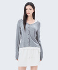 MIXXO MIXXO V-neck Cardigan T-Shirt