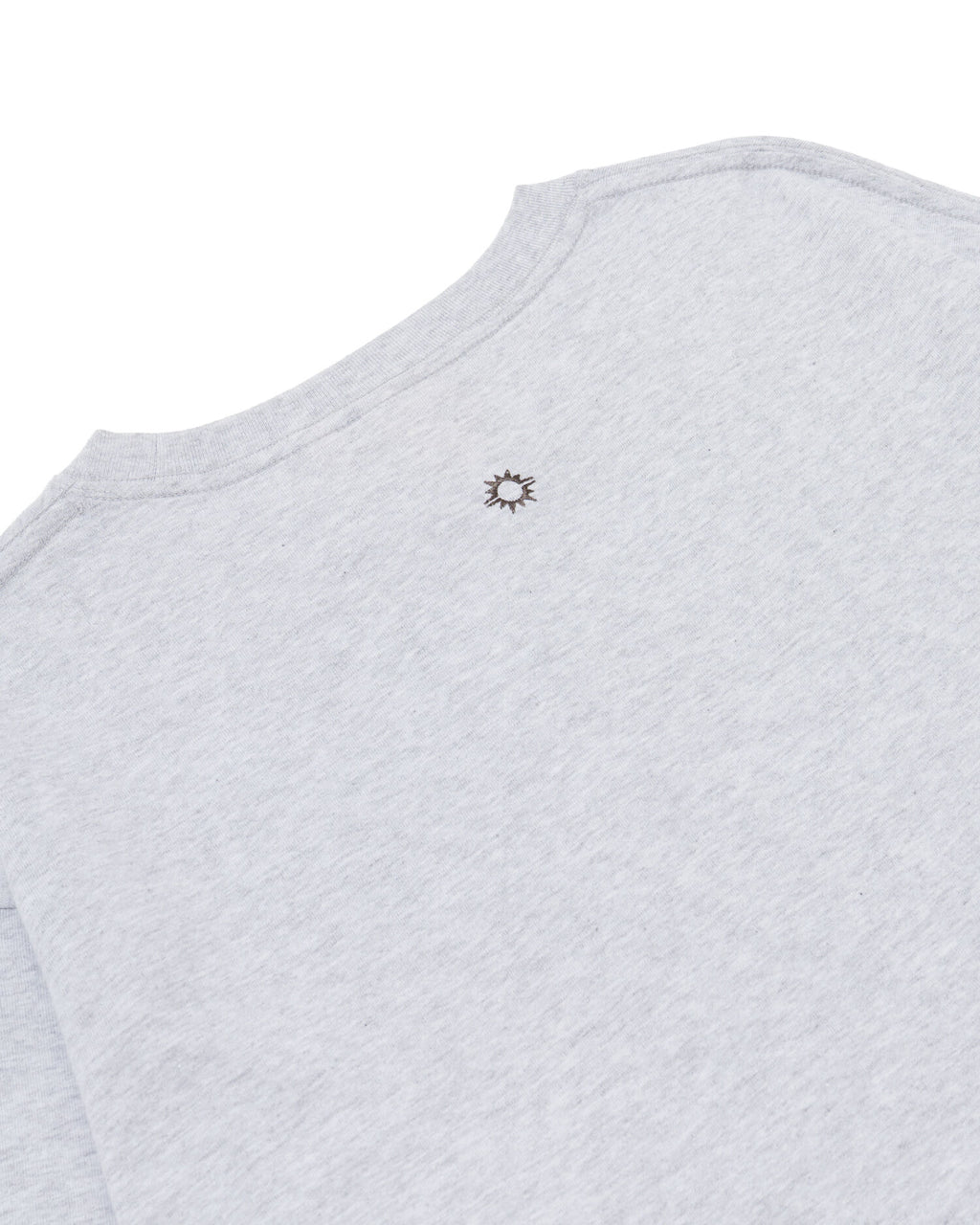 HELLO SUNRISE Sun Stamp L/S Tee_Gray