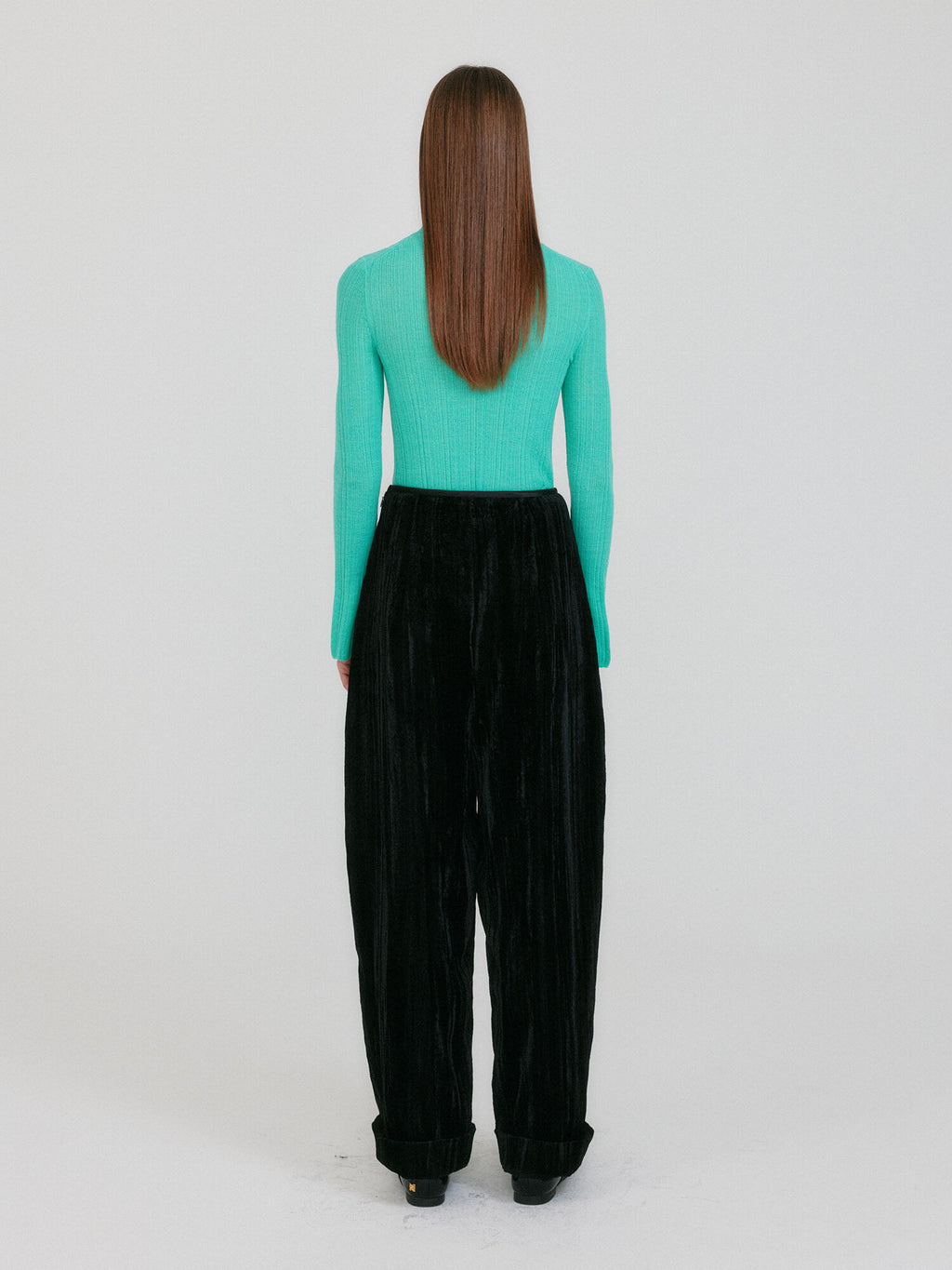 EENK ZIAH High Neck Knit Top - Mint