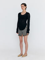 EENK EENK WOLA Long Sleeve Jersey T-shirt - Black