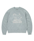 THISISNEVERTHAT THISISNEVERTHAT Sweatshirt Faded Crewneck Blue Grey