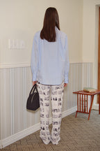 SINOON Classic Cotton Shirt (Light Blue)