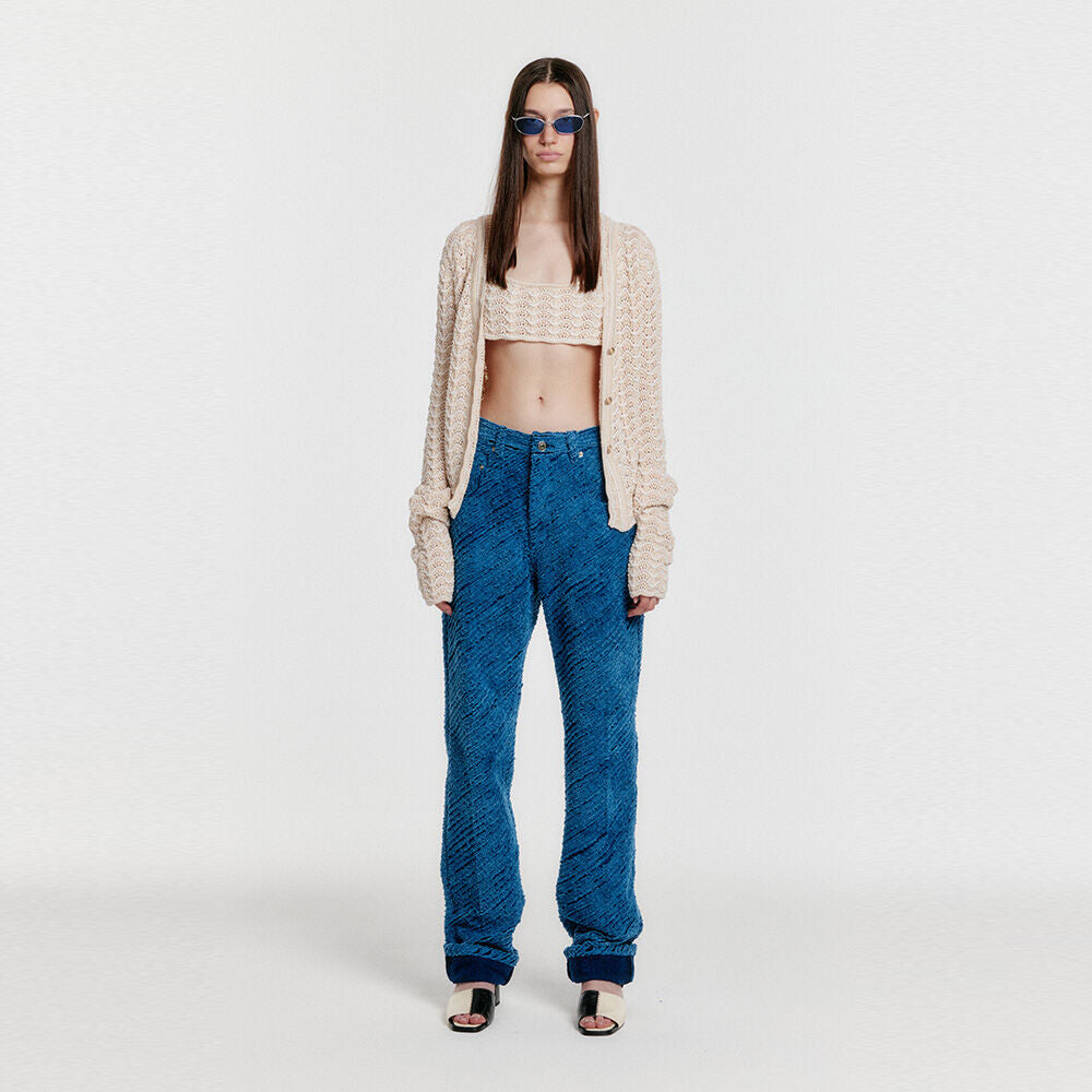 EENK EENK YIYI Classic Denim Pants - Blue