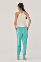 OZEZ OZTI4008 Keyhole Halter Neck Camisole - Ivory