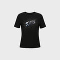 YCH SEQUINNED SHE-PRINT T-SHIRT BLACK (W23TO912BK)