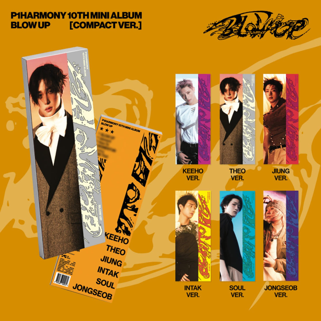 P1Harmony - 10th Mini Album [BLOW UP] (Compact Ver.) (6 Types Set)
