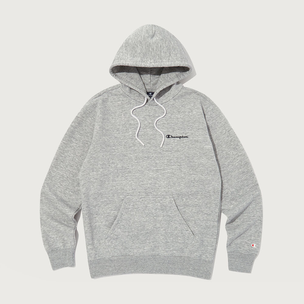 CHAMPION Hooded Sweatshirt Normal Gray