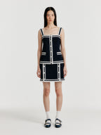 EENK EENK YINTA Contrast Sleeveless Top - Navy