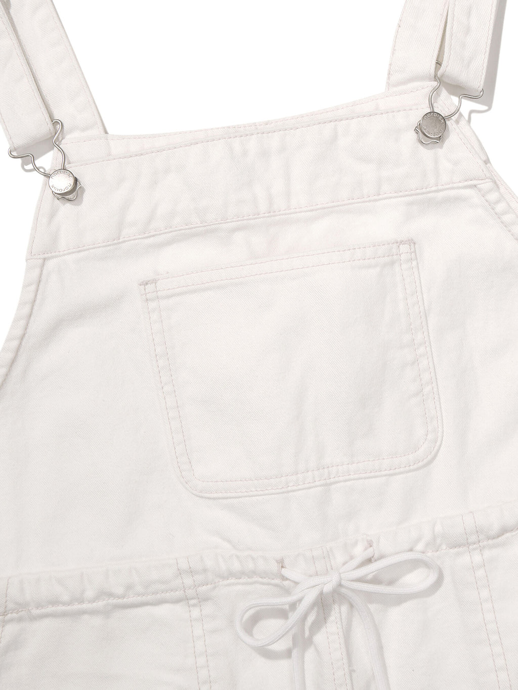 NORDISK NORDISK Denim Overall Shorts - W_Off White