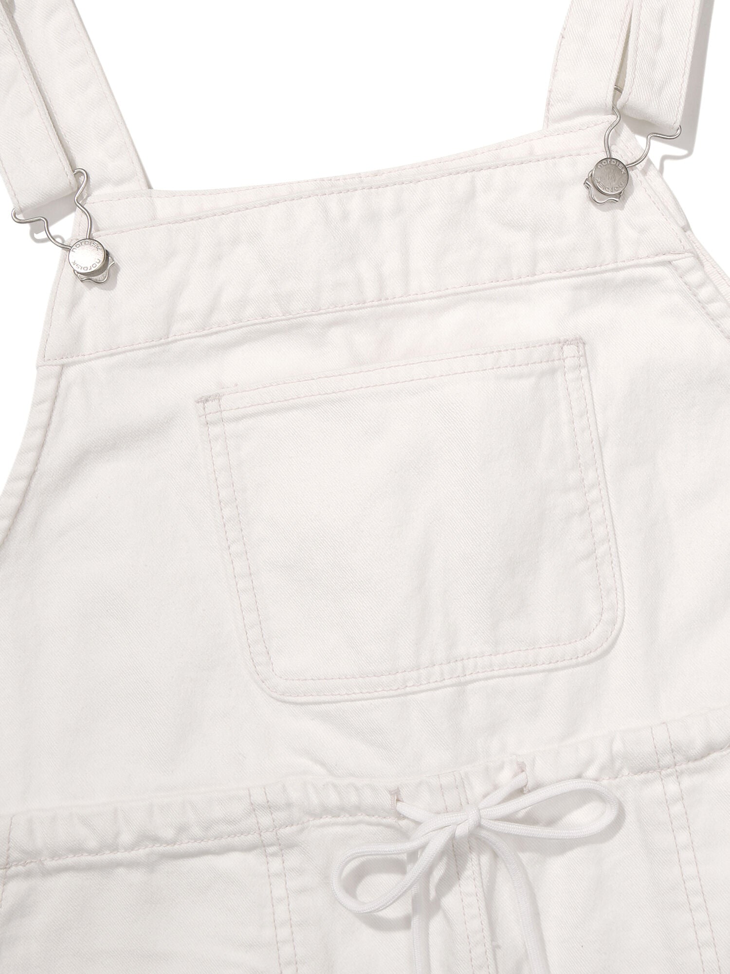 NORDISK NORDISK Denim Overall Shorts - W_Off White