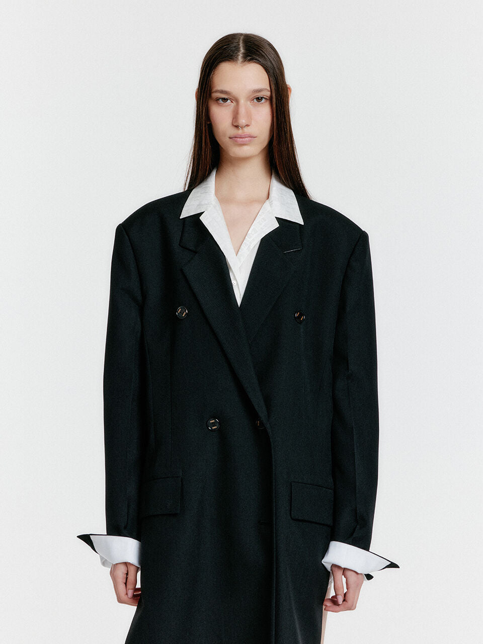 EENK EENK YENNA Long Jacket - Black