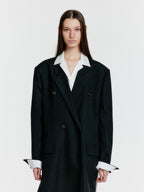 EENK EENK YENNA Long Jacket - Black